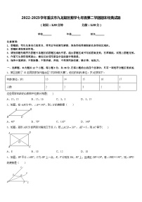 2022-2023学年重庆市九龙坡区数学七年级第二学期期末经典试题含答案