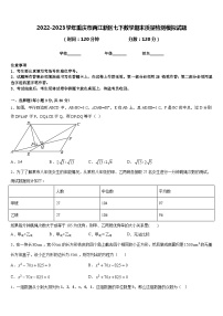 2022-2023学年重庆市两江新区七下数学期末质量检测模拟试题含答案