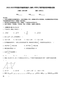 2022-2023学年重庆市南岸区南开（融侨）中学七下数学期末统考模拟试题含答案