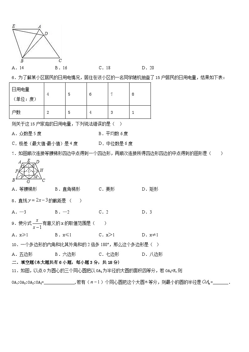 2022-2023学年重庆市南开（融侨）中学数学七年级第二学期期末监测试题含答案第2页