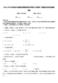 2022-2023学年重庆市荣昌区荣隆镇初级中学数学七年级第二学期期末质量检测模拟试题含答案