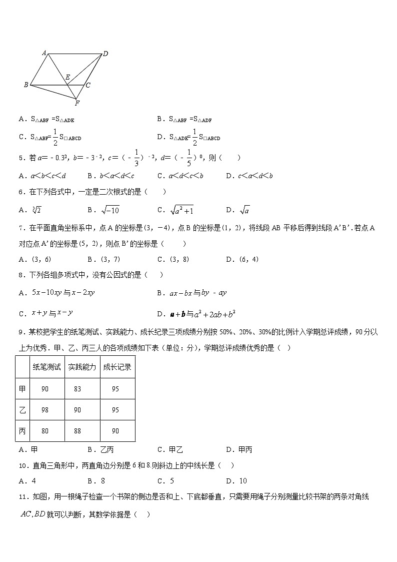 2022-2023学年重庆市巫溪中学数学七年级第二学期期末质量跟踪监视模拟试题含答案第2页