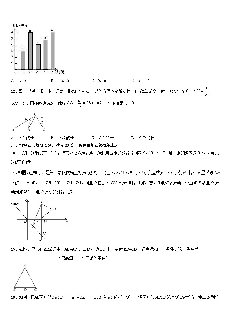 2022-2023学年重庆綦江区数学七下期末考试模拟试题含答案第3页
