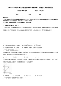 2022-2023学年黑龙江省克东县七年级数学第二学期期末质量检测试题含答案