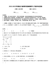 2022-2023学年黑龙江省伊春市嘉荫县数学七下期末考试试题含答案