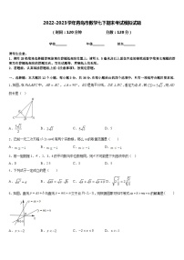 2022-2023学年青岛市数学七下期末考试模拟试题含答案