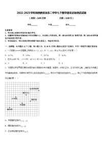 2022-2023学年陕西西安远东二中学七下数学期末达标测试试题含答案