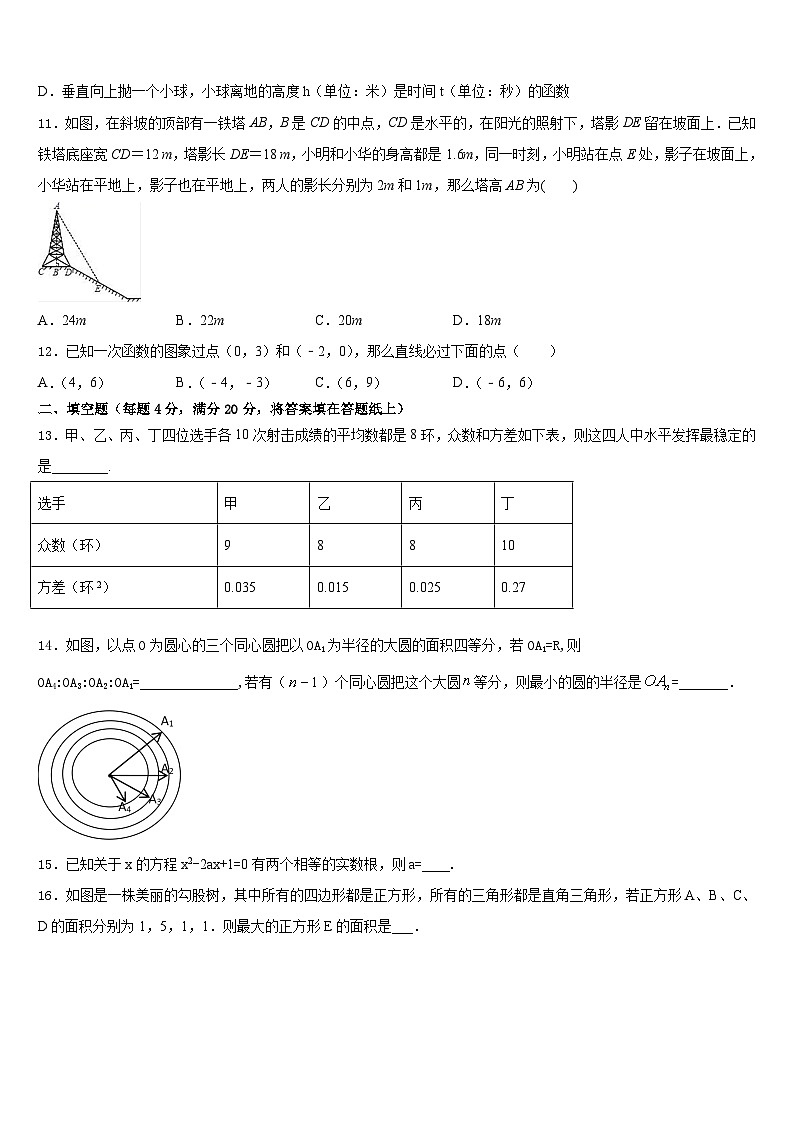 2022-2023学年黑龙江省牡丹江市数学七年级第二学期期末考试试题含答案第3页