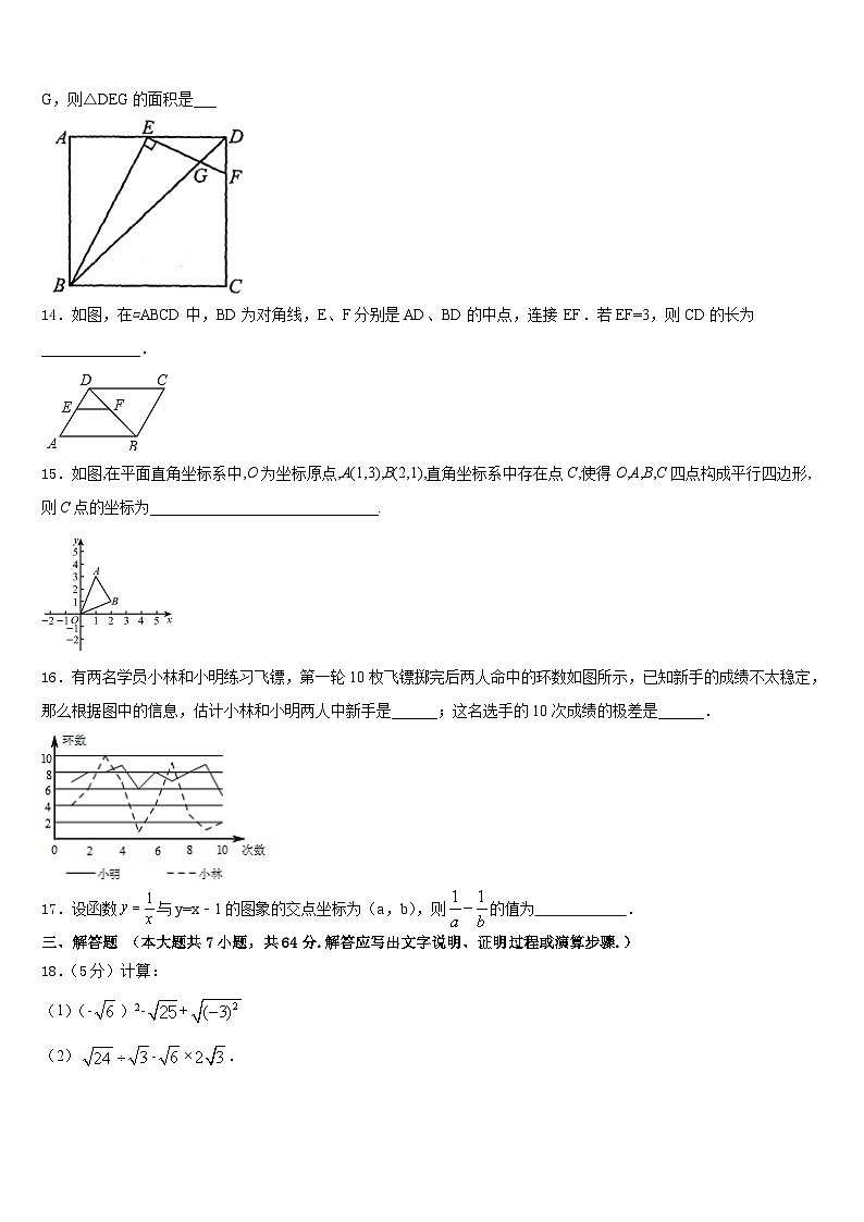 2022-2023学年陕西省西安市雁塔区数学七年级第二学期期末统考试题含答案第3页