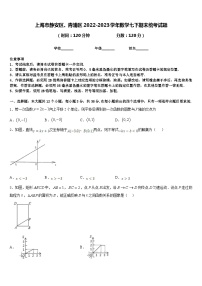 上海市静安区、青浦区2022-2023学年数学七下期末统考试题含答案