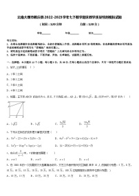 云南大理市鹤庆县2022-2023学年七下数学期末教学质量检测模拟试题含答案