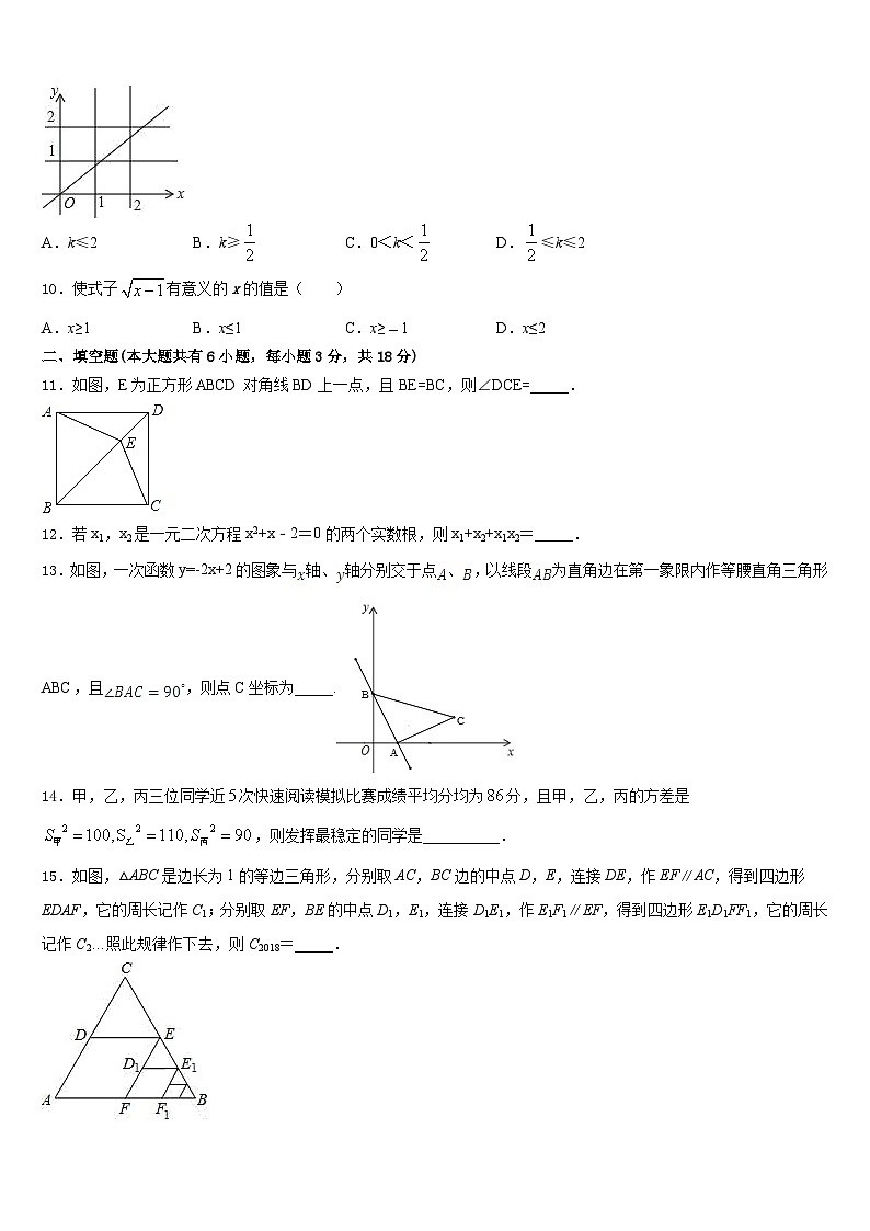 云南省怒江市2022-2023学年七下数学期末综合测试试题含答案03