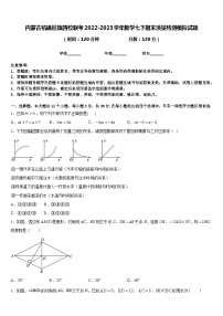 内蒙古杭锦后旗四校联考2022-2023学年数学七下期末质量检测模拟试题含答案