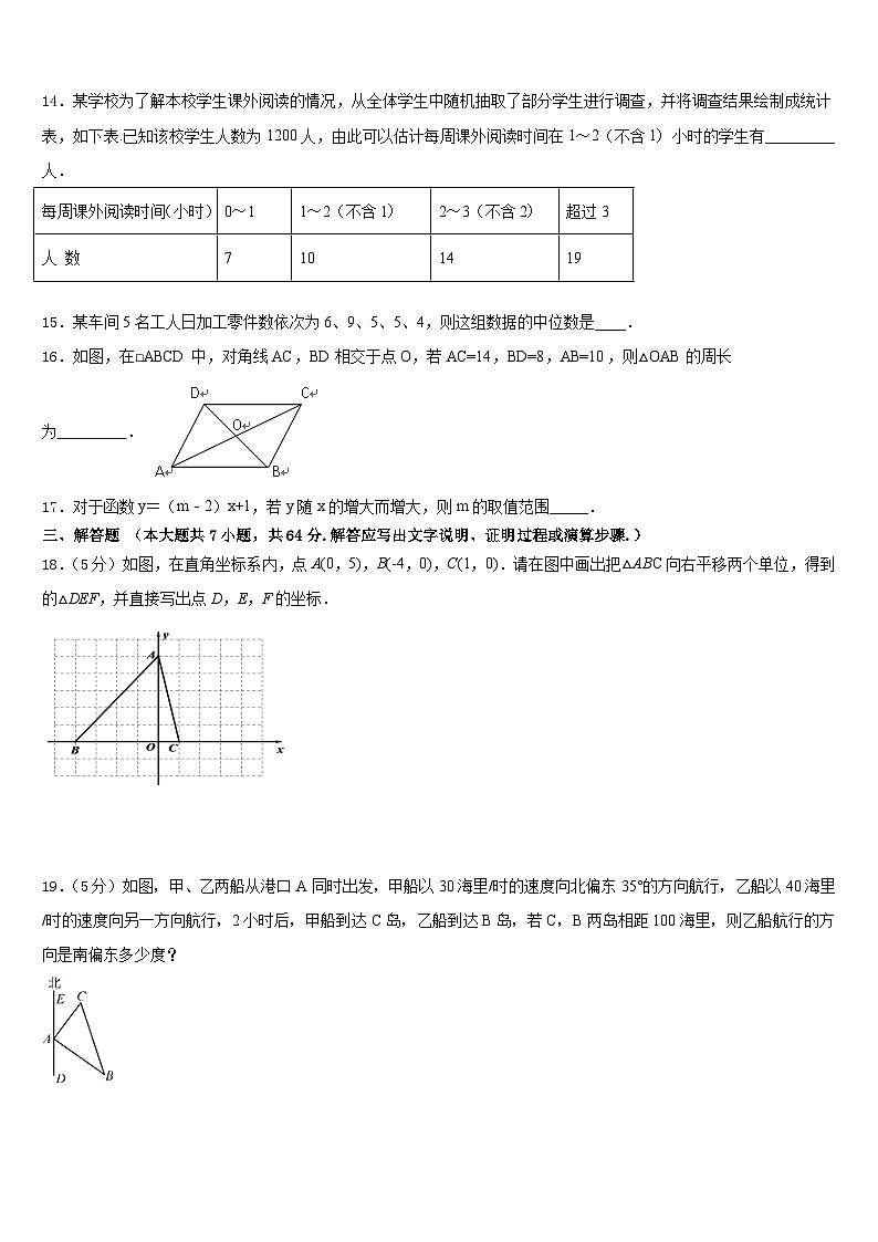 内蒙古呼伦贝尔市海拉尔区第九中学2022-2023学年七下数学期末质量检测模拟试题含答案第3页