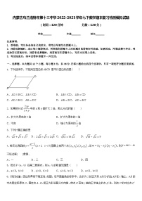 内蒙古乌兰浩特市第十三中学2022-2023学年七下数学期末复习检测模拟试题含答案