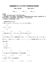 云南省楚雄州2022-2023学年七下数学期末复习检测试题含答案