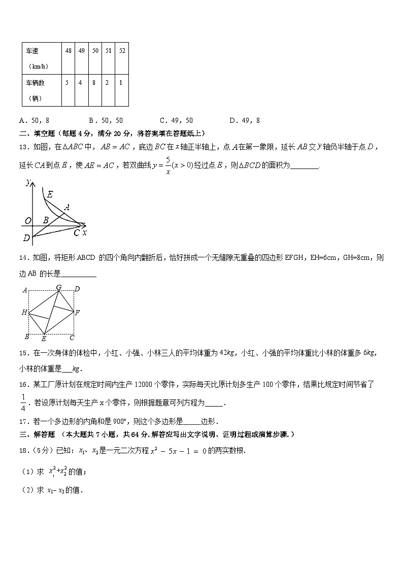 内蒙古自治区呼和浩特市四中学2022-2023学年七下数学期末预测试题含答案03