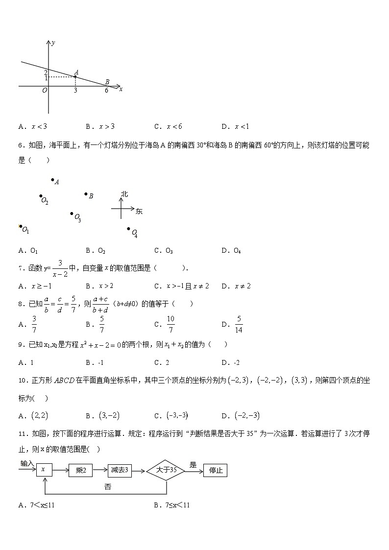 北京市朝阳区名校2022-2023学年七年级数学第二学期期末复习检测试题含答案第2页