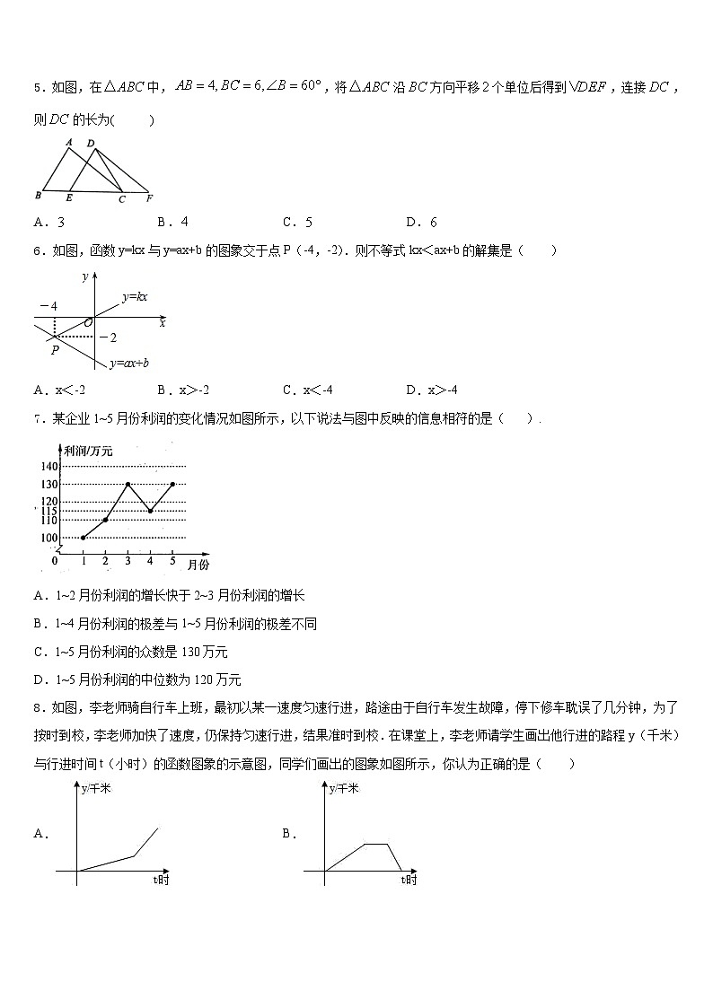 北京市海淀区中学国人民大附属中学2022-2023学年七年级数学第二学期期末复习检测试题含答案第2页