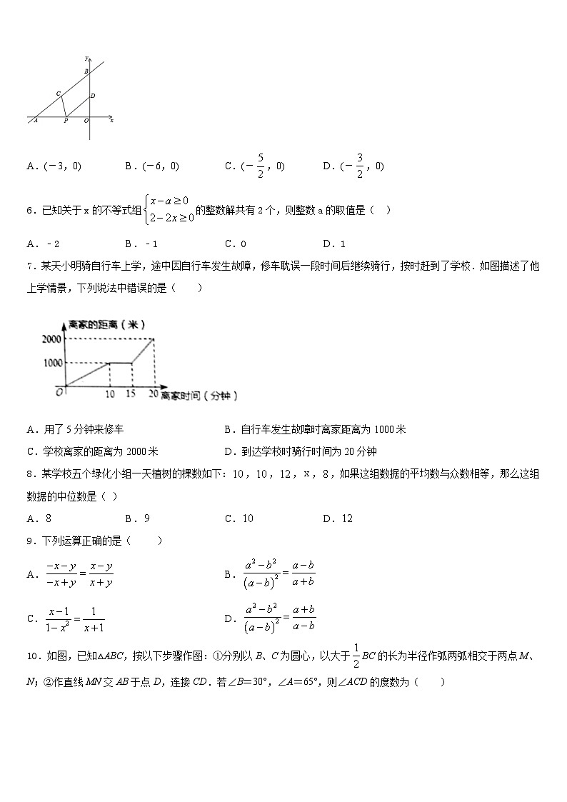 合肥蜀山区五校联考2022-2023学年七下数学期末联考模拟试题含答案第2页