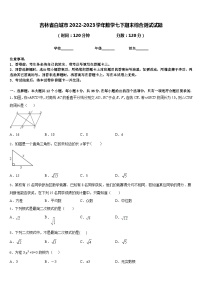 吉林省白城市2022-2023学年数学七下期末综合测试试题含答案