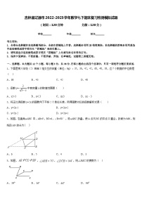 吉林省辽源市2022-2023学年数学七下期末复习检测模拟试题含答案