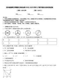 吉林省前郭尔罗斯蒙古族自治县2022-2023学年七下数学期末达标检测试题含答案