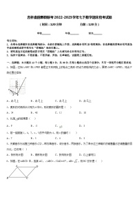 吉林省前郭县联考2022-2023学年七下数学期末统考试题含答案