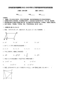 吉林省松原市前郭县2022-2023学年七下数学期末教学质量检测试题含答案