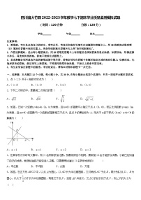 四川省大竹县2022-2023学年数学七下期末学业质量监测模拟试题含答案