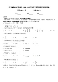 四川省宜宾市六校联考2022-2023学年七下数学期末质量检测试题含答案