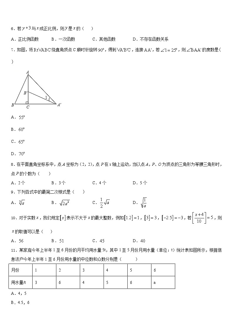 四川省什邡市城南学校2022-2023学年数学七年级第二学期期末质量检测试题含答案02