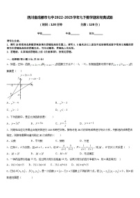 四川省成都市七中2022-2023学年七下数学期末经典试题含答案