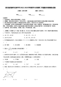 四川省成都市石室中学2022-2023学年数学七年级第二学期期末经典模拟试题含答案