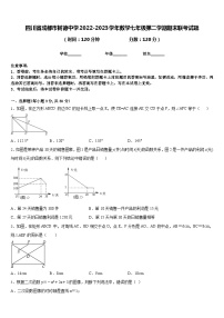 四川省成都市树德中学2022-2023学年数学七年级第二学期期末联考试题含答案