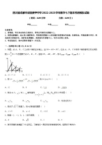 四川省成都市双流黄甲中学2022-2023学年数学七下期末检测模拟试题含答案