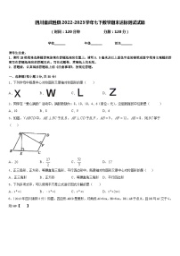 四川省武胜县2022-2023学年七下数学期末达标测试试题含答案