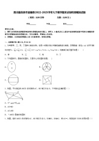 四川省自贡市富顺县2022-2023学年七下数学期末达标检测模拟试题含答案