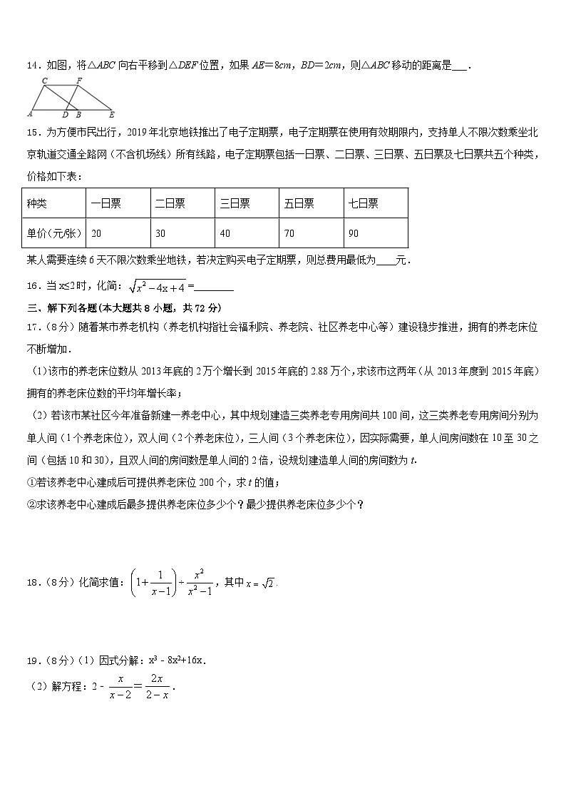 安徽省合肥市第四十五中学2022-2023学年数学七年级第二学期期末调研模拟试题含答案03