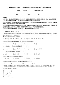 安徽省合肥市第四十五中学2022-2023学年数学七下期末监测试题含答案