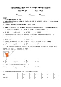 安徽省合肥市名校联考2022-2023学年七下数学期末经典试题含答案