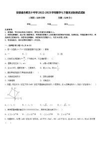 安徽省合肥五十中学2022-2023学年数学七下期末达标测试试题含答案