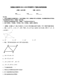 安徽省六区联考2022-2023学年数学七下期末达标检测试题含答案