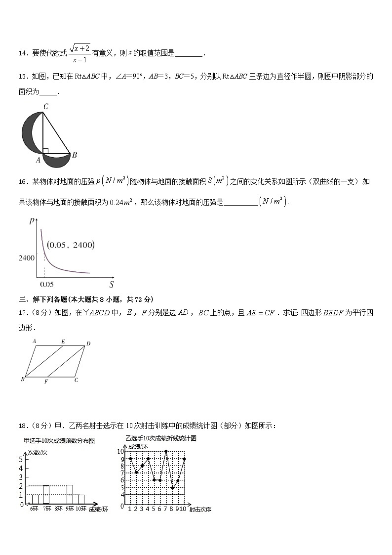 宁夏银川唐徕回民中学2022-2023学年数学七年级第二学期期末综合测试试题含答案03