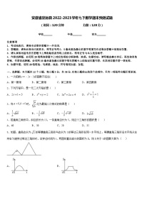 安徽省定远县2022-2023学年七下数学期末预测试题含答案