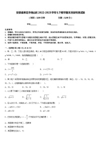 安徽省淮北市相山区2022-2023学年七下数学期末质量检测试题含答案