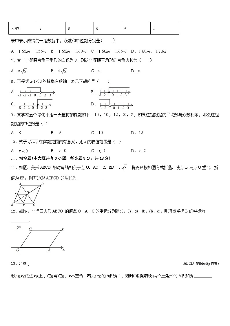 安徽省淮南市田区2022-2023学年数学七下期末达标检测模拟试题含答案02