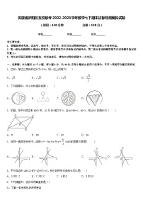 安徽省庐阳区五校联考2022-2023学年数学七下期末达标检测模拟试题含答案