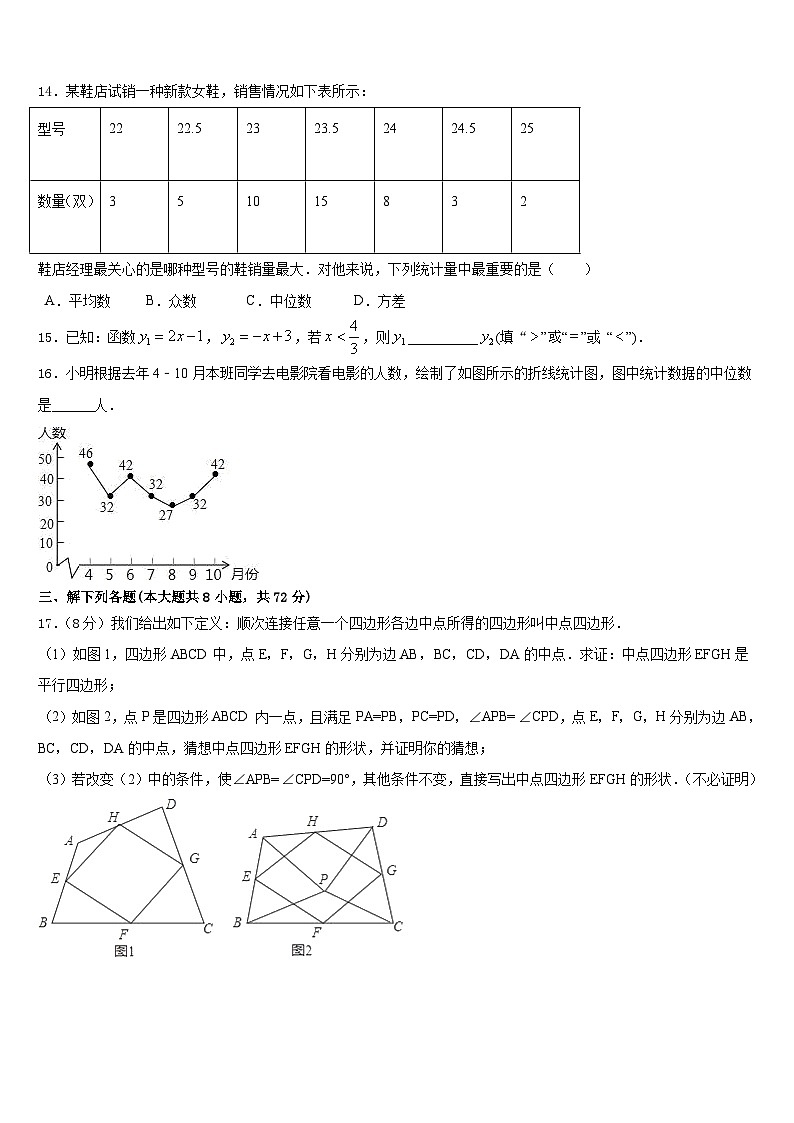 安徽省明光市泊岗中学2022-2023学年七年级数学第二学期期末达标检测试题含答案第3页