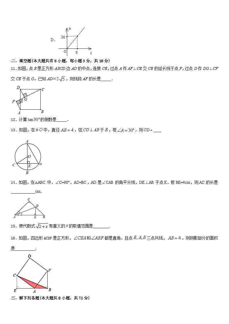 安徽省涡阳县2022-2023学年数学七年级第二学期期末达标测试试题含答案第3页